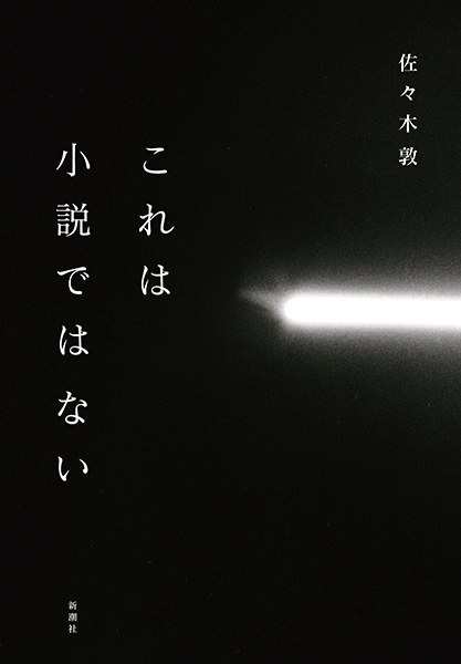 佐々木敦 これは小説ではない 新潮社