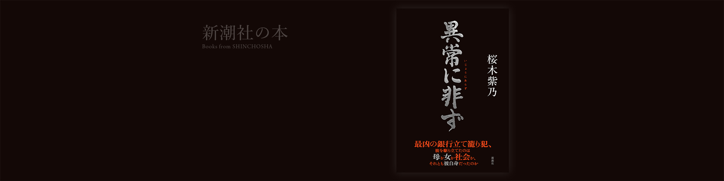 桜木紫乃『異常に非ず』