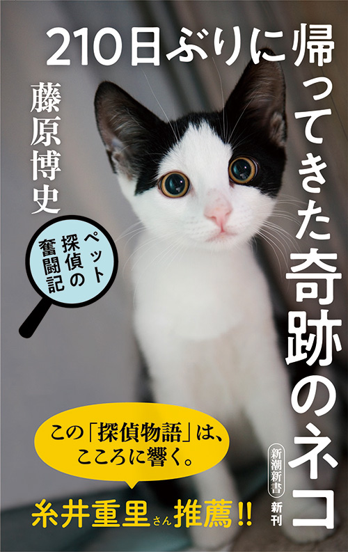 藤原博史 210日ぶりに帰ってきた奇跡のネコ ペット探偵の奮闘記 新潮社