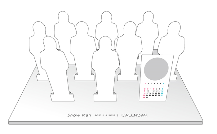 Snow Manカレンダー 2021.4→2022.3 Johnnys' Official』 | News
