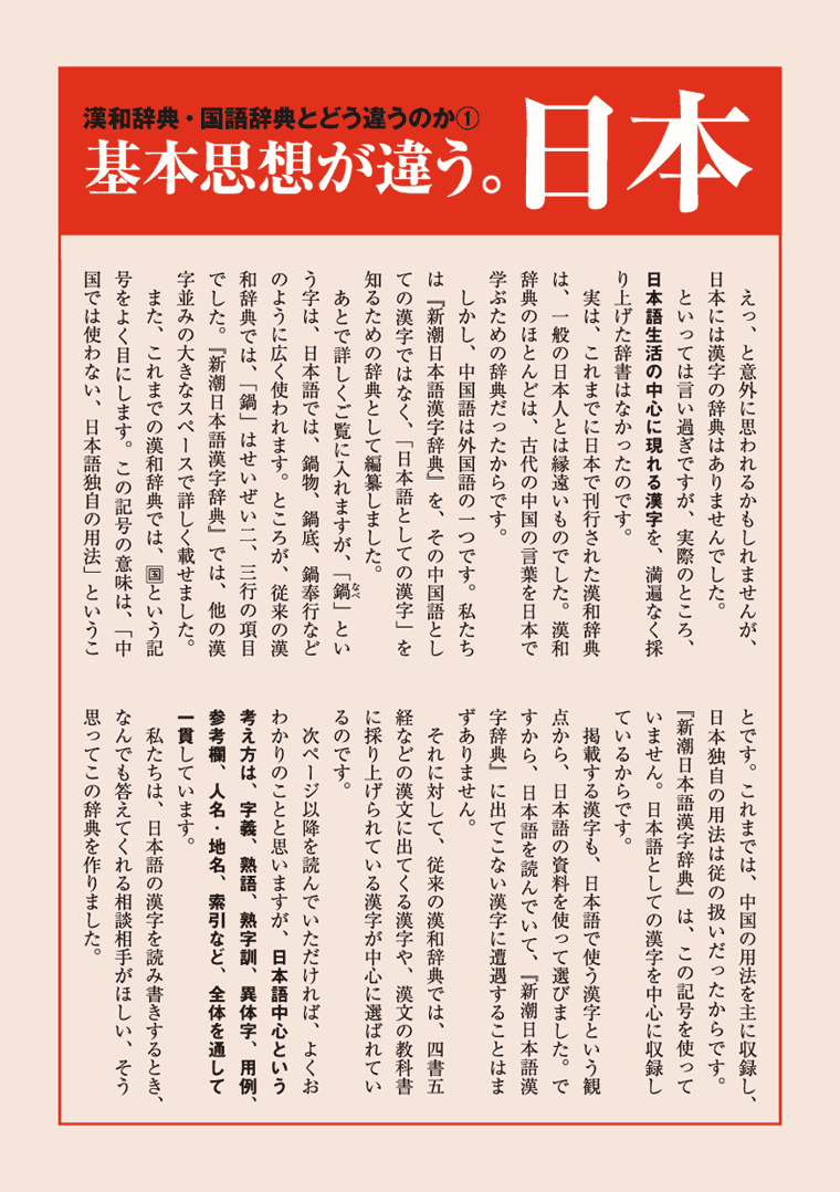 【美品・書き込み無し】新潮日本語漢字辞典