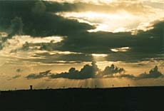伊良部島の夕暮れ