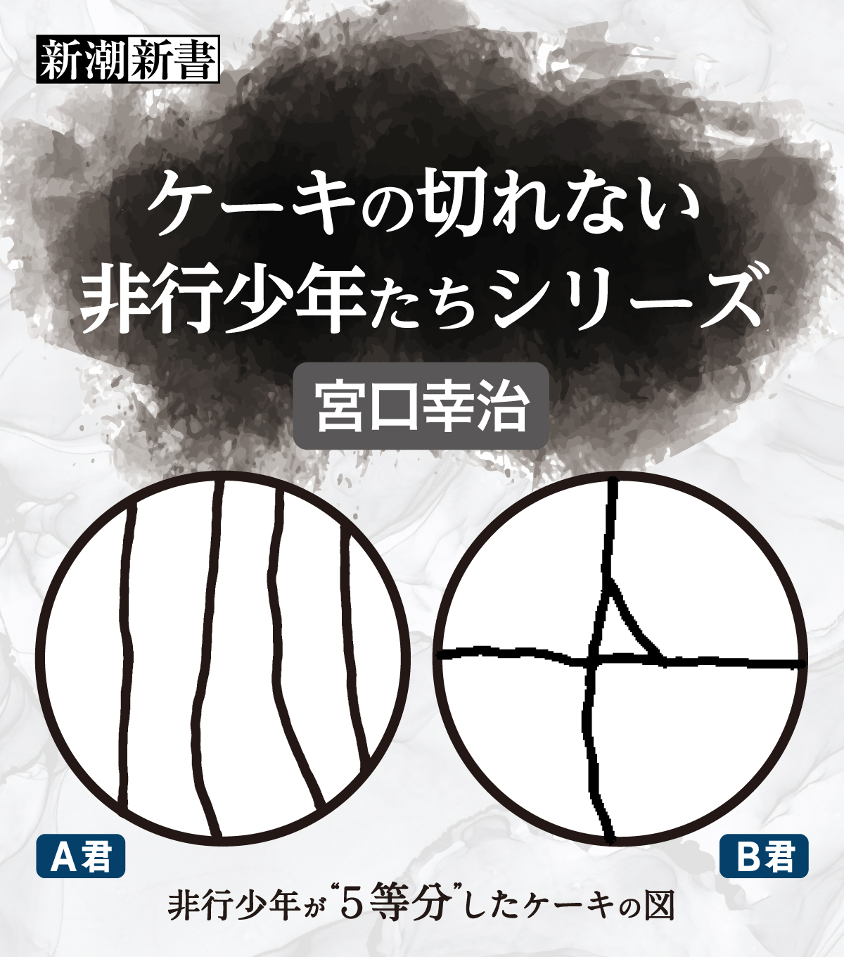 非行少年が切ったケーキの図